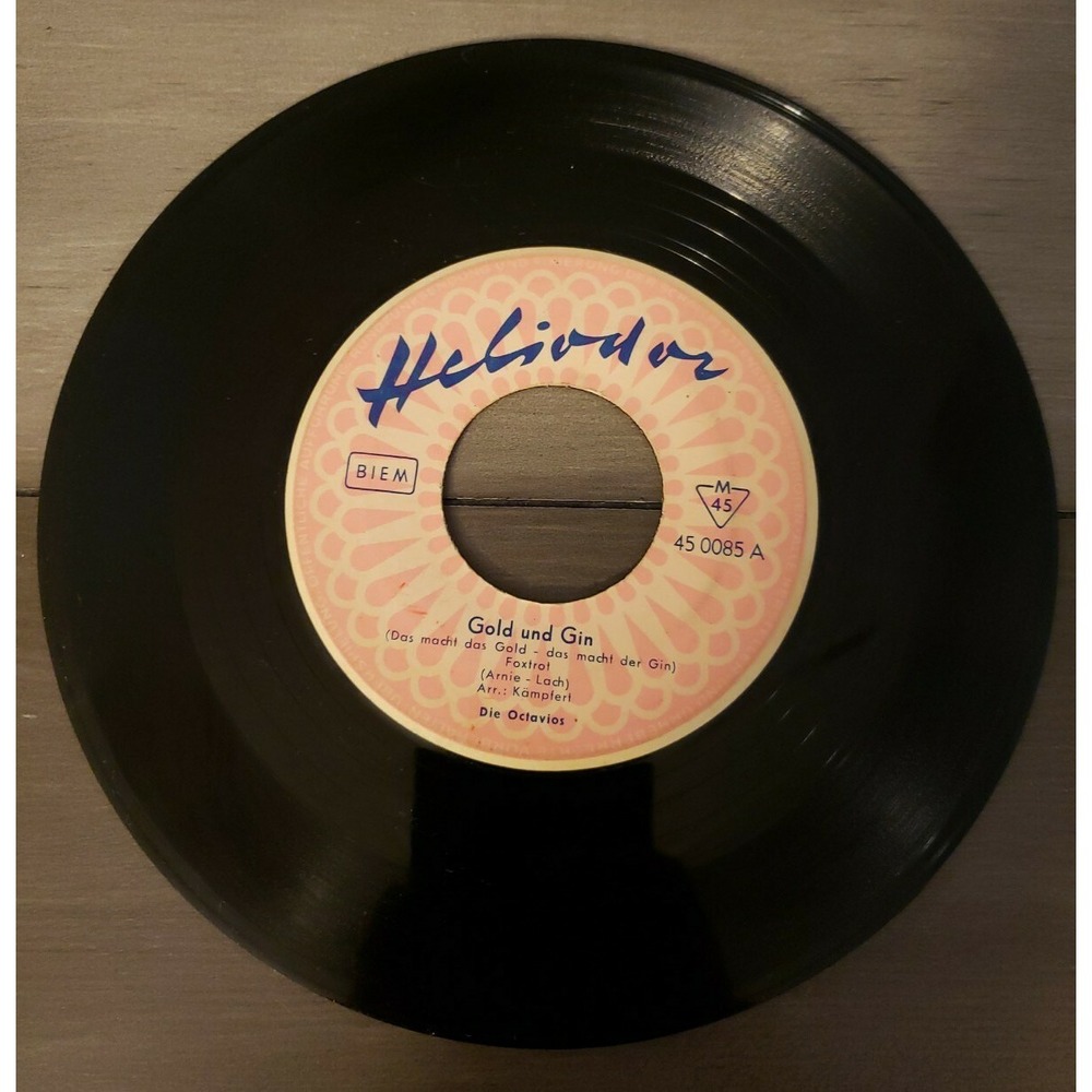 Die Octavios – Gold Und Gin / Cowboy-Rock 1957 Vinyl‎ 7" Pop German Import EX